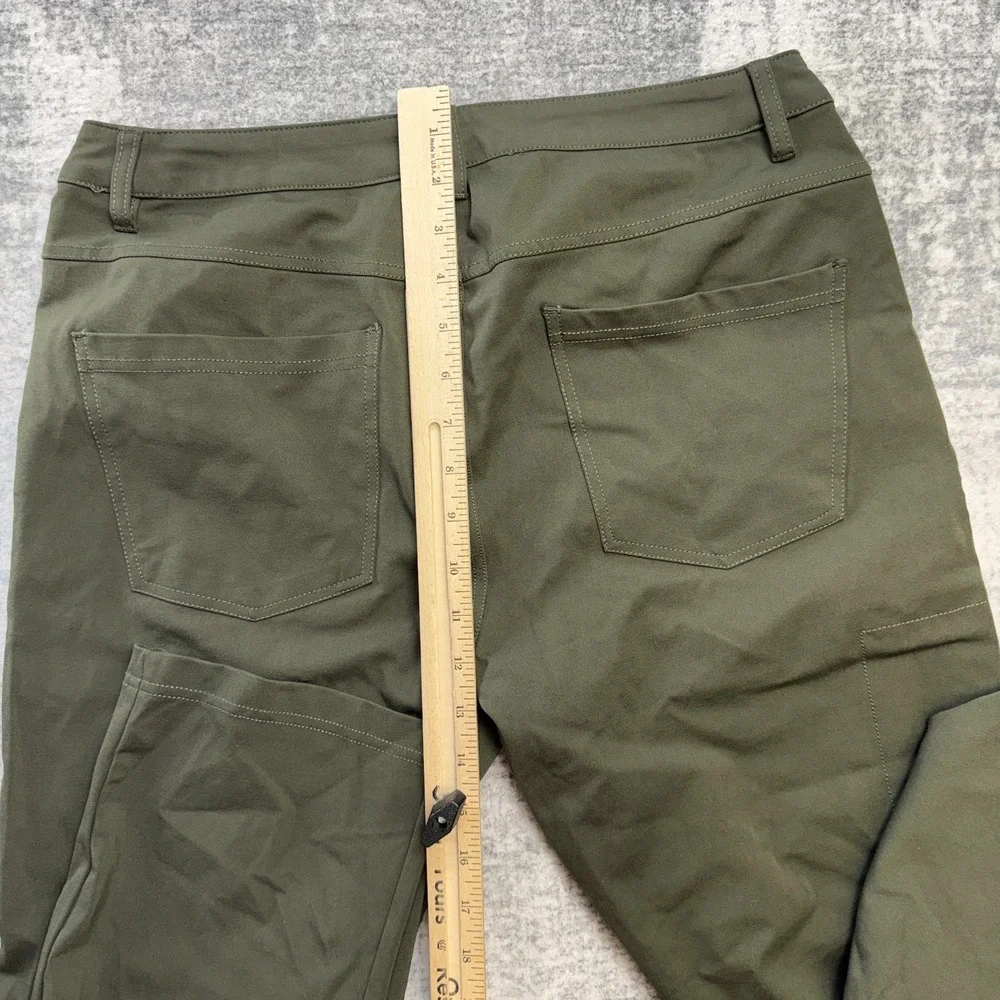 BYLT Every Day Pants 2.0 Mens 34 (32x30) Green Taper Chino Commuter Tech Stretch